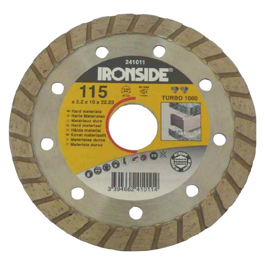 Ironside Diamant-Trennscheiben Turbo 1000, Rand geschl. 230mm 2,4/6mm (241015)
