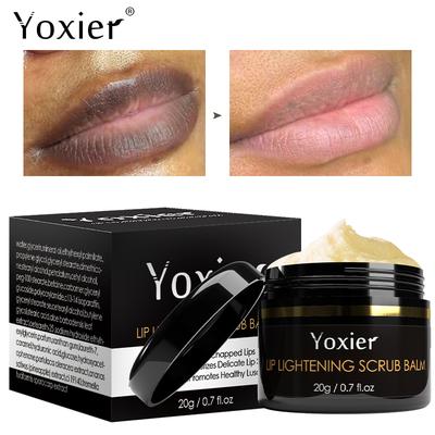 Lip Lightening Scrub Balm, Remove Dead Skin Stains, Lighten Pigmentation, Nourish Moisturize Brighten Black Lips Lip Lightening Scrub Balm, Remove Dead Skin Stains, Lighten Pigmentation, Nourish Moisturize Brighten Black Lips