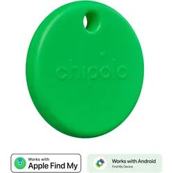 Chipolo Pop (Apple Find My, Google Find Hub), Tracker, Grün