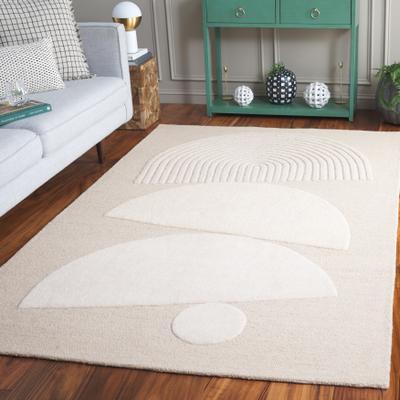 SAFAVIEH Hand-Tufted Ebony Mayako Modern & Contemporary Wool Rug