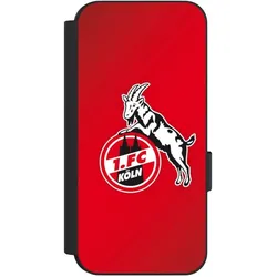 Nivocase Klapphülle für Google Pixel 9 Handyhülle aus Kunst Leder NIVOflip schwarz 1. FC Köln EffZeh (Google Pixel 9), Smartphone Hülle, Schwarz