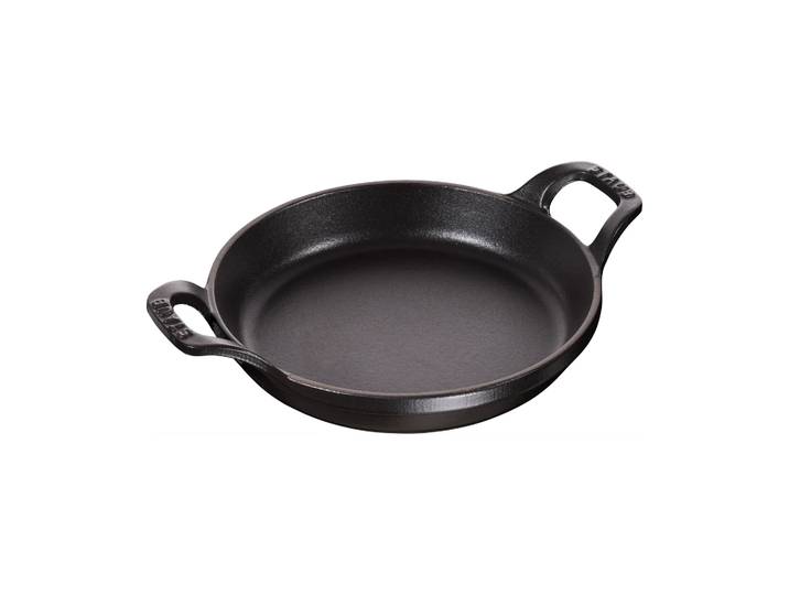 STAUB Plat à gratin rond Staub fonte Ø16 cm Noir