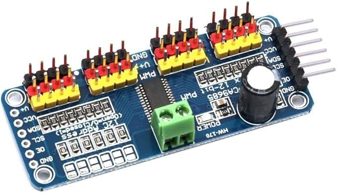Dripio PCA9685 16-kanaals 12-bits PWM-servo-motorbesturing I2C-module