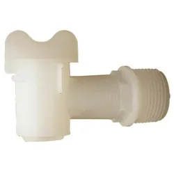 Fasshahn Kunststoff weiß - 2-00001-0001
