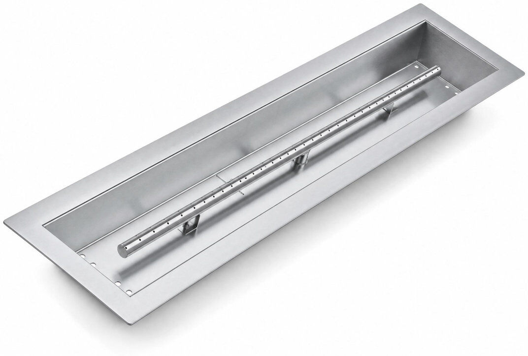 idealhouse Fire Pit Accessory Stainless Steel 6cm H X 30cm W X 30cm D