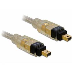 Delock FireWire Anschlusskabel [1x Firewire (400) Stecker 4pol. - 1x Firewire (400) Stecker 4pol.] 1 m Grau 82570