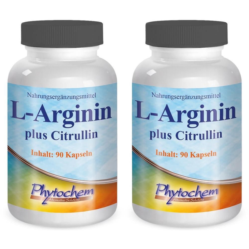 L-Arginin Plus Citrullin hochdosiert Kapseln 2x 2x90 St