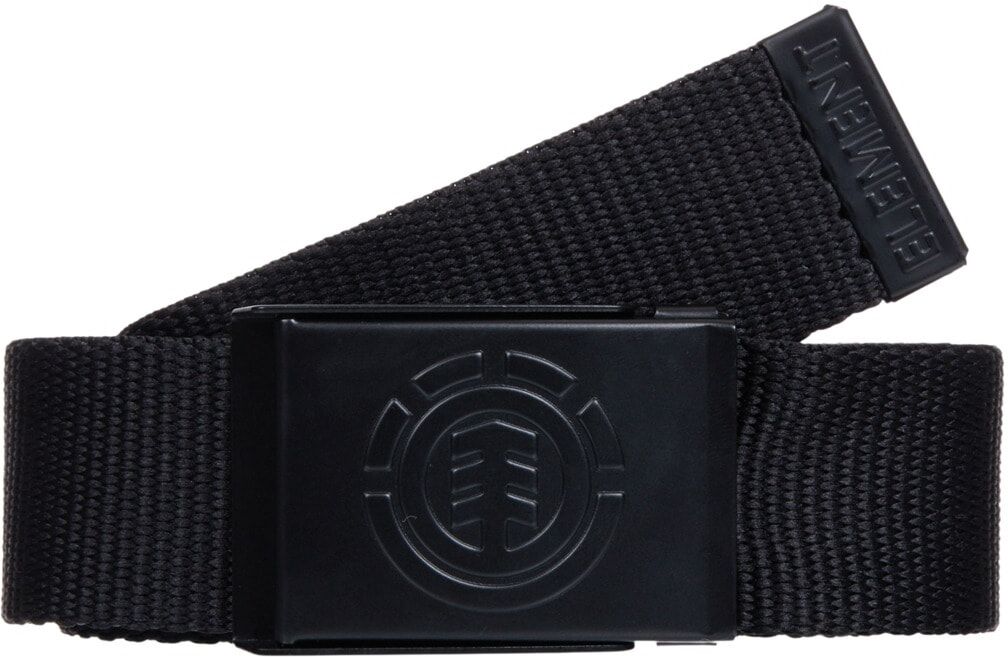Stoffgürtel ELEMENT "Icon Webbing", Herren, schwarz (flint schwarz), Obermaterial: 100% Polyester., Gürtel Stoffgürtel