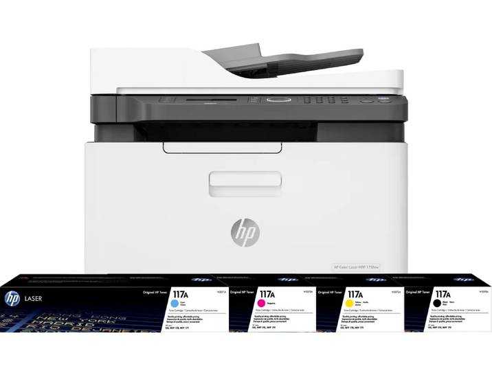 HP Color Laser MFP 179fnw + 1 extra set toners