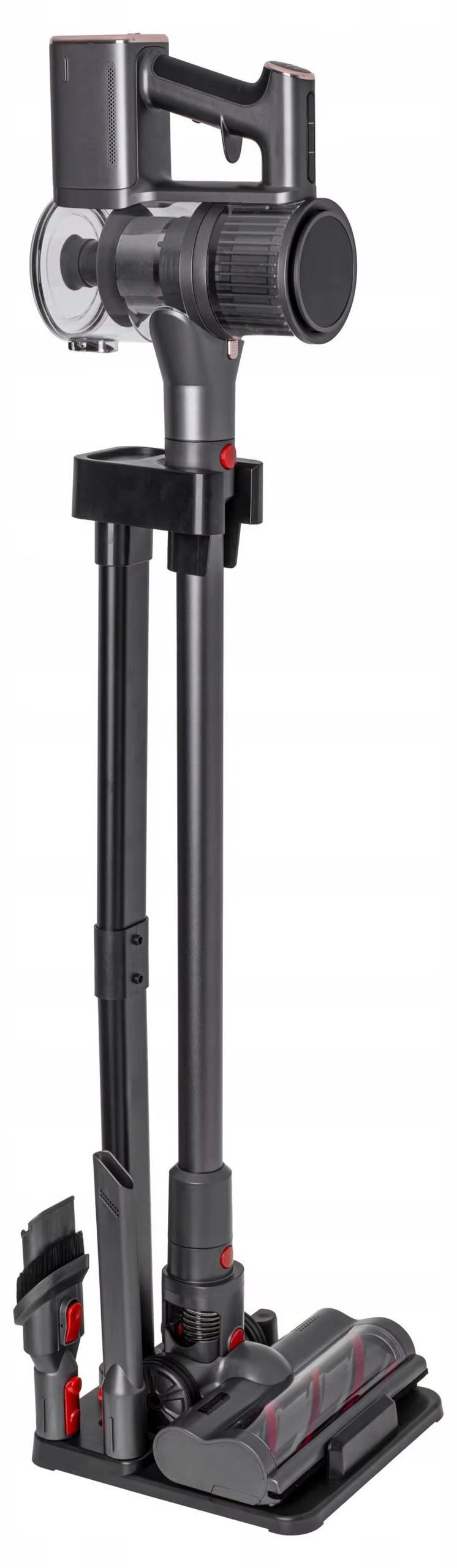 Stielstaubsauger - 400 W - LED-Beleuchtung - Wiederaufladbar - Zyklontechnik - HEPA-Filter - Beutellos