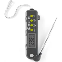 Hendi, Grillthermometer, Thermometer einklappbarer Sonde
