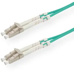 VALUE LWL-Kabel 50/125μm OM3, LC/LC, LSOH, türkis, 3 m