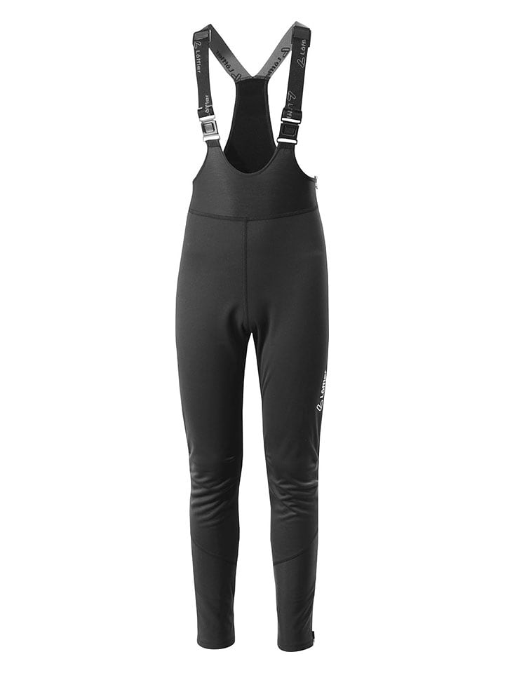 Löffler Fahrradleggings "Warm-Up" in Schwarz - 164