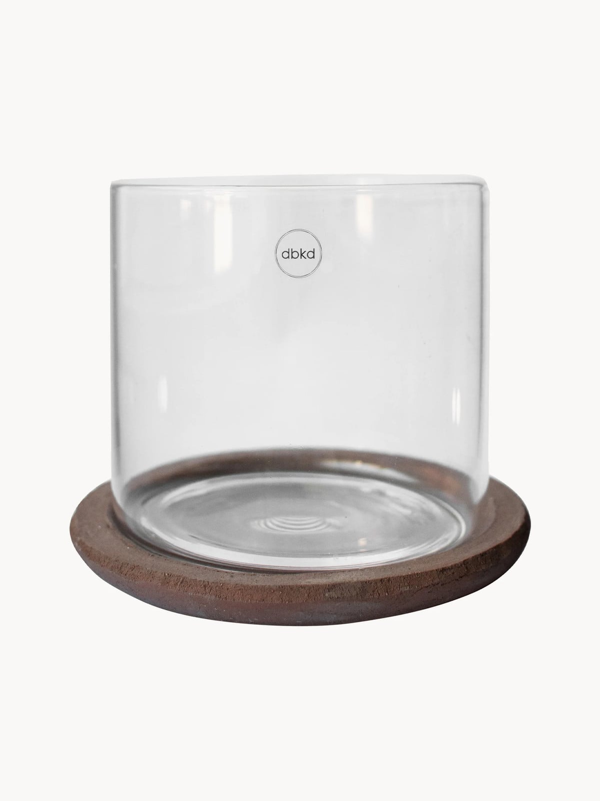 DBKD Windlicht Terra van glas voor kaarsen