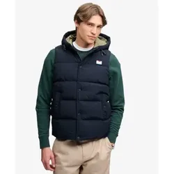 Superdry für Herren. M5012425A Marineblaue Everest-Jacke (XXL), Lässig, Draußen, Recyceltes Nylon