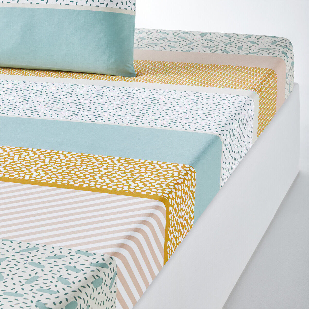 LA REDOUTE INTERIEURS Drap houssse coton, Happy Stripes