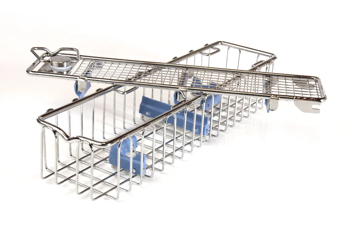 ERMIS MedTech GmbH Edelstahl Endoskopie-Sterilisier-Siebkorb, 290 x 80 x 55 mm für für 2 Optiken ER600.050