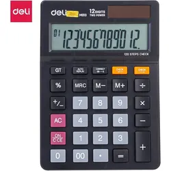 Deli, Taschenrechner, calculator CALCULATOR M01320 12 POSITIONS Black (Batteriebetrieb)