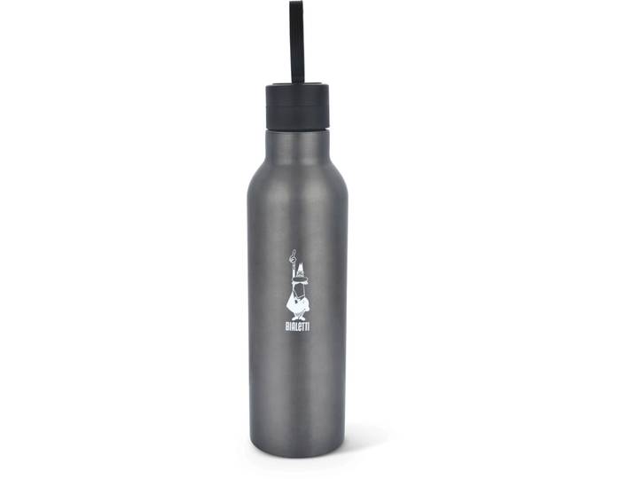 Thermosflasche Bialetti Grau Stahl/Silikon H 27.6 cm 750 ml - Thermosflasche