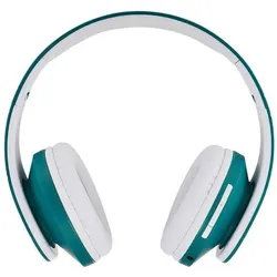 PowerLocus Wireless Headphones P2 (blue-white) (20 h, Kabelgebunden, Kabellos), Kopfhörer, Blau, Weiss