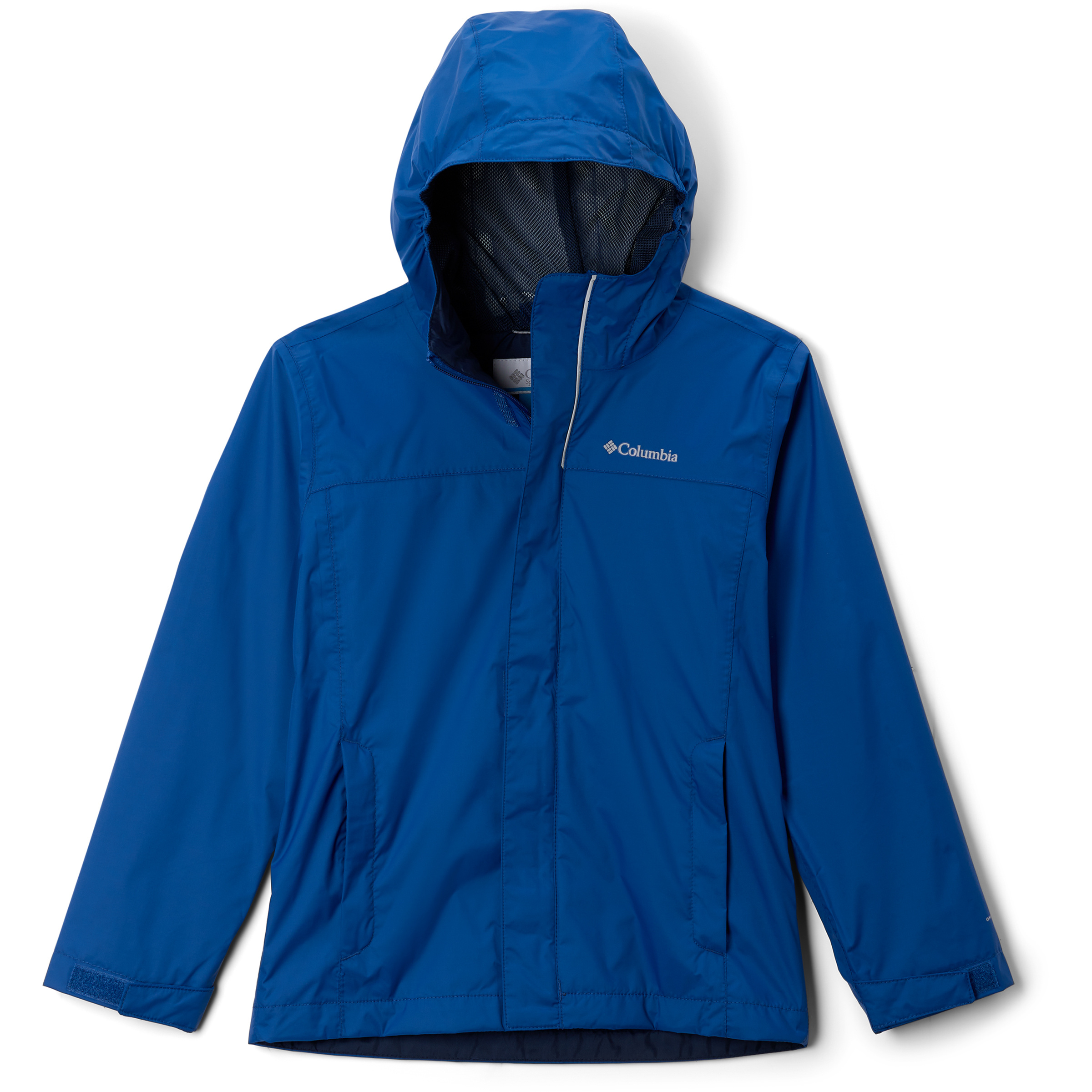 Columbia Watertight II Kinder Regenjacke blau Größe 132 Camping Wasserdicht