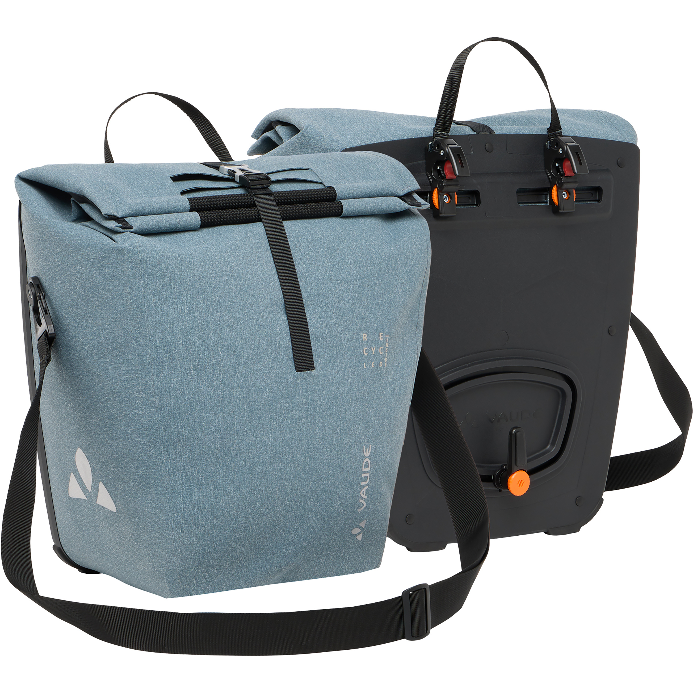 Vaude Recycle Back Fahrradtaschen grau Größe 2x 30L Camping Wasserabweisend