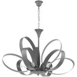 Kronleuchter Serena Grau max. 6 Watt