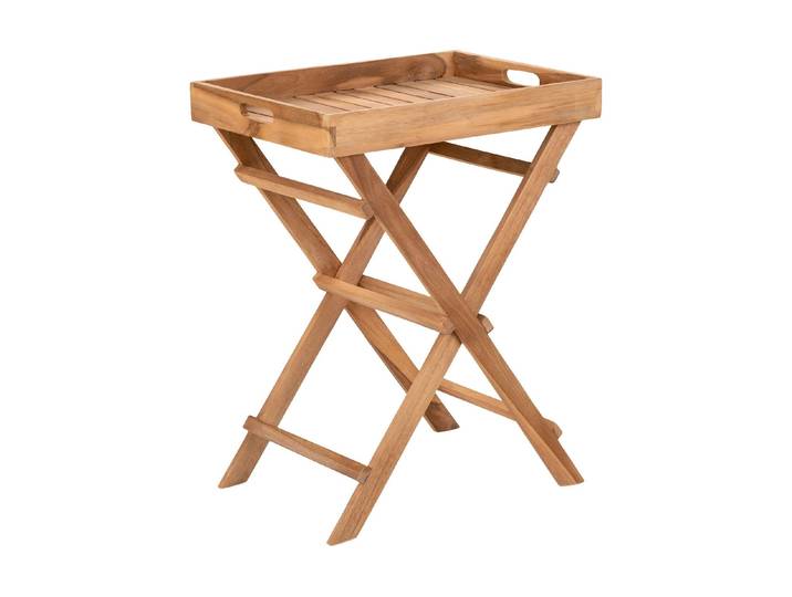 Beistelltisch HOUSE NORDIC 29 x 39 x 49.5 cm , beige, B:29cm H:5cm T:39cm, Tische, Beistelltisch