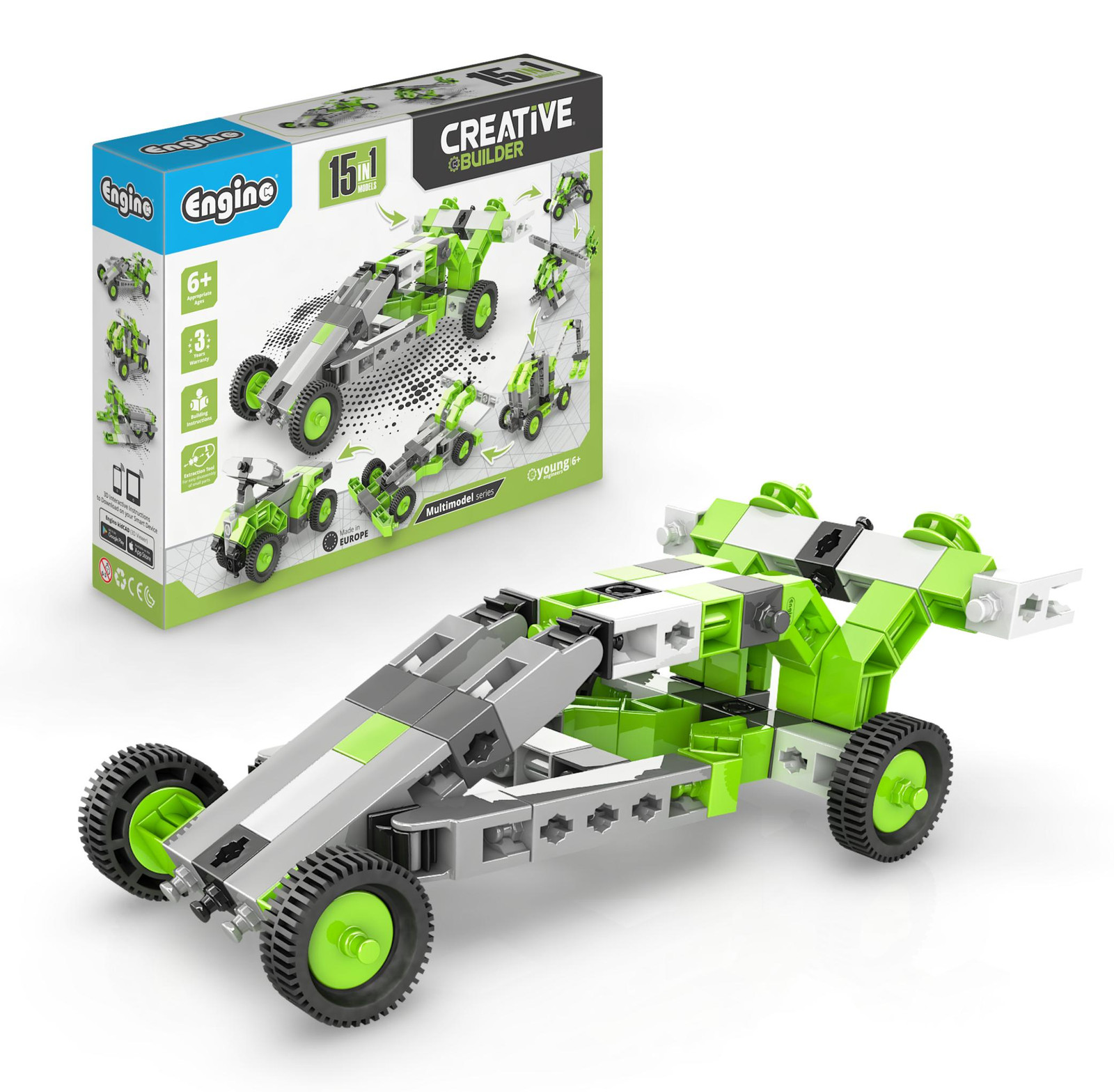 D-Toys Engino Creative Builder Multimodelset 15 in 1 bouwpakket