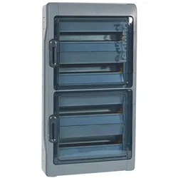 Legrand 414038 Feuchtraumverteiler Plexo3, PV, Aufputz, IP65-IK09, 4-reihig, 72 Module