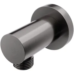 Steinberg Serie 340 Brauseanschlussbogen, 1/2, 3401660BGM, Farbe: Brushed Gun Metal