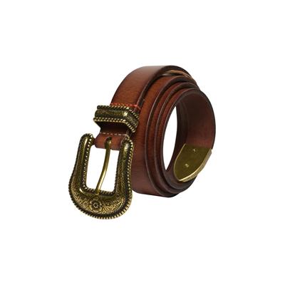 Ledergürtel SUPERDRY "SKINNY WESTERN BELT", Damen, Gr. S, braun (argan oil braun), Büffelleder, unifarben, Gürtel Ledergürtel, aus Büffelleder, mit Casual Passform, unifarbenes Design