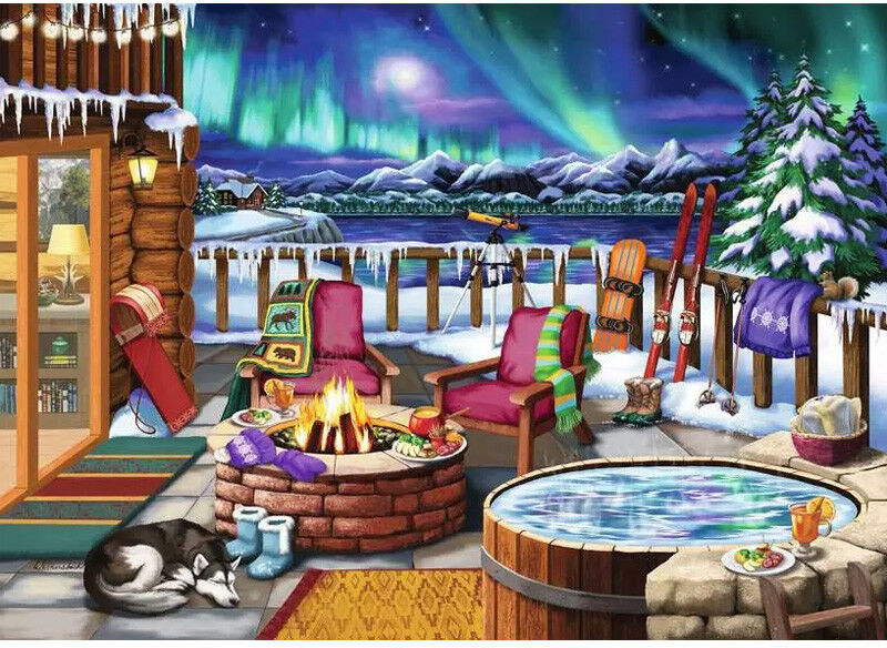 Puzzle Large 500 pcs Lumières du Nord - Ravensburger
