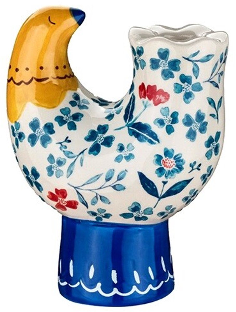 Homebound by Ky Aardewerk vaas floral bird