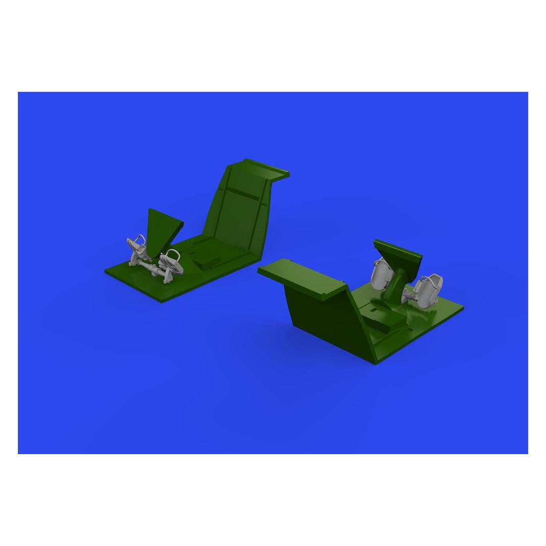 Eduard Bf 109E rudder pedals early PRINT 1/32 (632192)