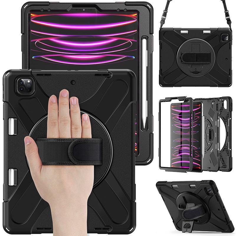 eSTUFF CHICAGO Full Body Defender Case für das iPad Pro 13" (2024/2025) - Black ES683313-BULK