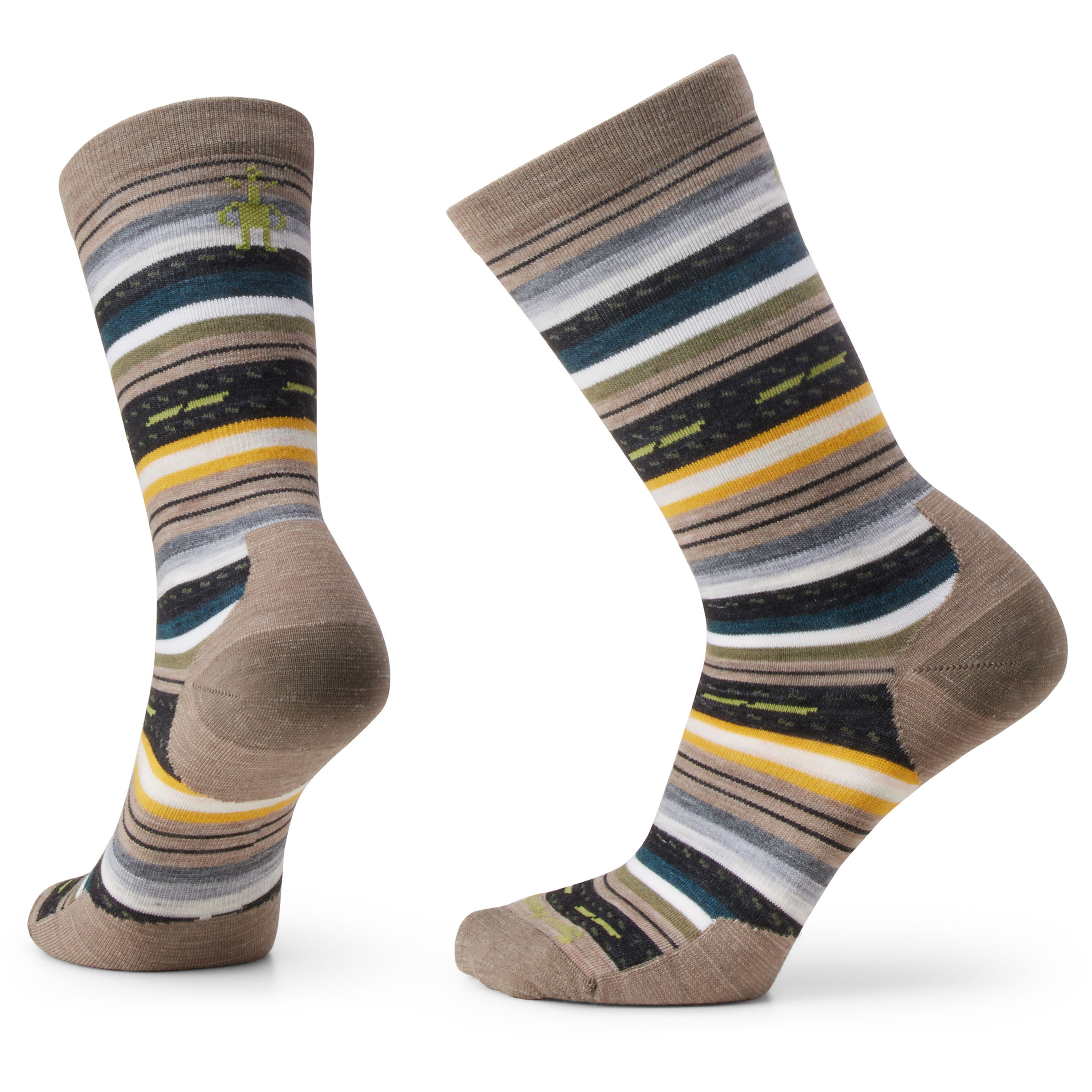 Smartwool Everyday Margarita Crew Damen Wandersocken gruen Größe 34 Trekking Atmungsaktiv Merinowolle