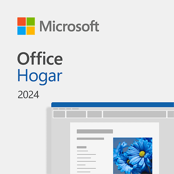 Microsoft Office Hogar 2024 (Código de descarga)