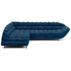 Ecksofa Gappa Stoff Blau