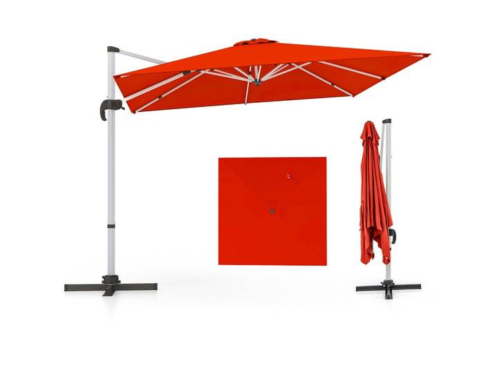 TERRASSENSCHIRM 300cm Weinrot