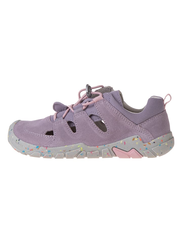 superfit Leder-Sportschuhe in Lila - 34