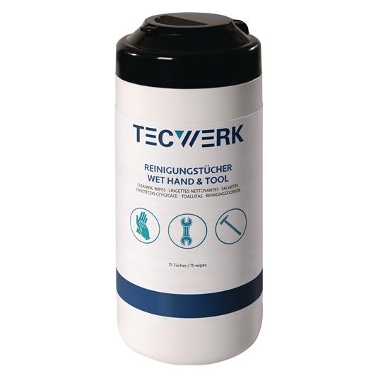 Tecwerk Handreinigungstuch Wet Hand & Tool gebrauchsfertig 75 Tcher/Box (75 Stk.) (72296832)