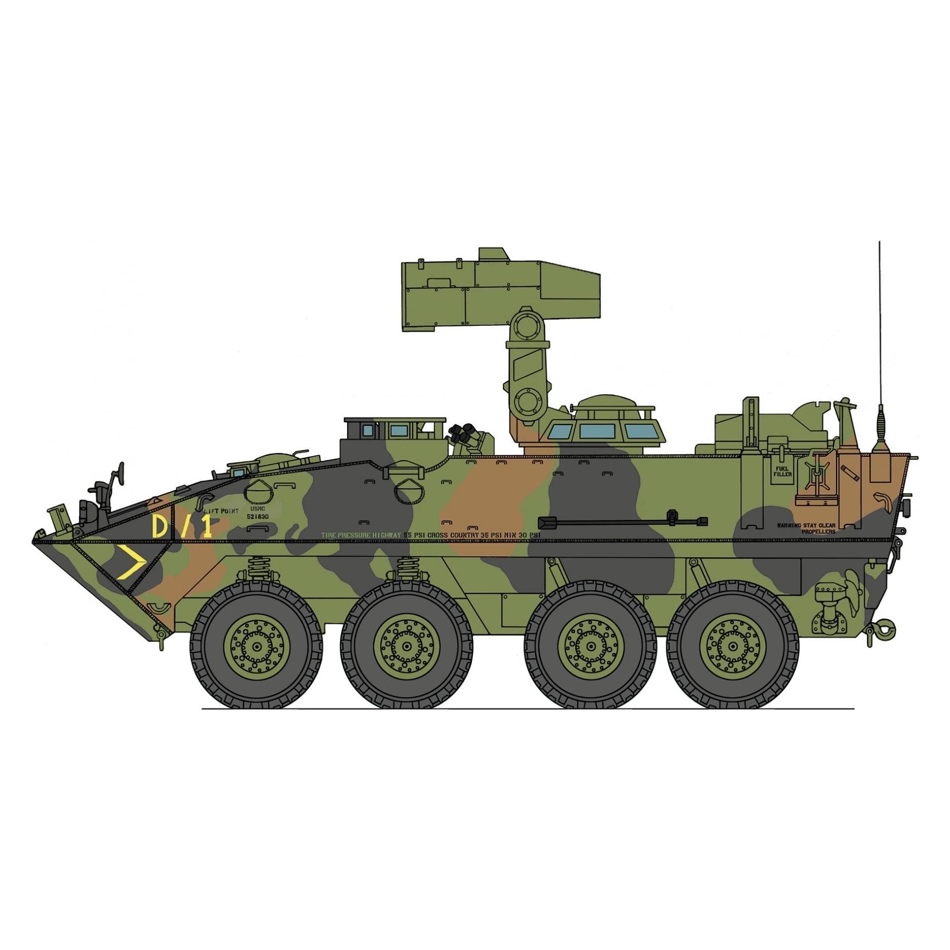 Other 1:35 US LAV-25 T.U.A Light Armored Veh. (510006588)