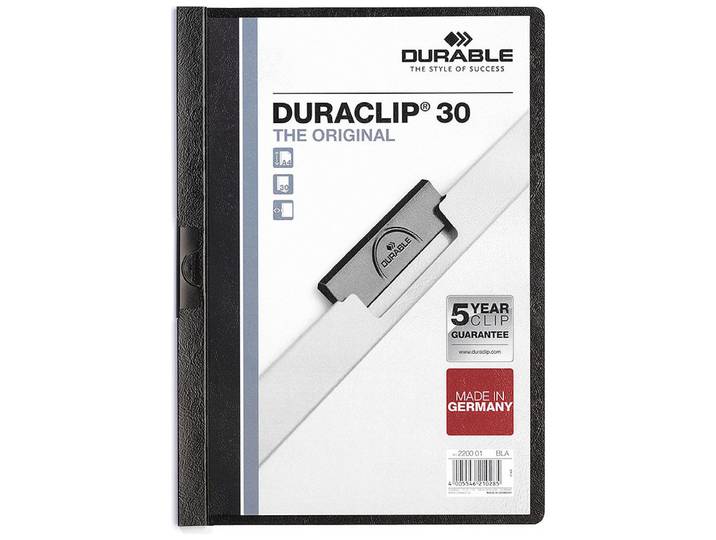 Durable Duraclip Mappe schwarz