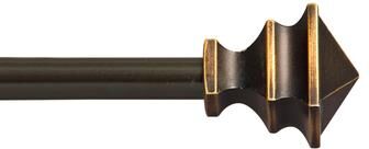"Kenney Arts and Crafts 1/2"" Petite Cafe Decorative Window Curtain Rod"