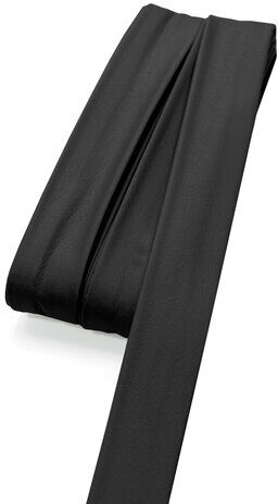 buttinette Kunstleder-Einfassband, schwarz, 2 cm, Länge: 5 m