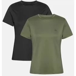 SUSTAIN SPORT T-SHIRT - 2-Pack - Schwarz | Oliv - S