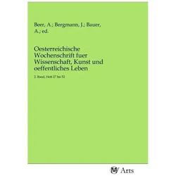 Oesterreichische Wochenschrift fuer Wissenschaft, Kunst und oeffentliches Leben, Fachbücher