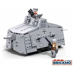Sluban Army angreifender Panzer WWI - 47Vs M38-B1295