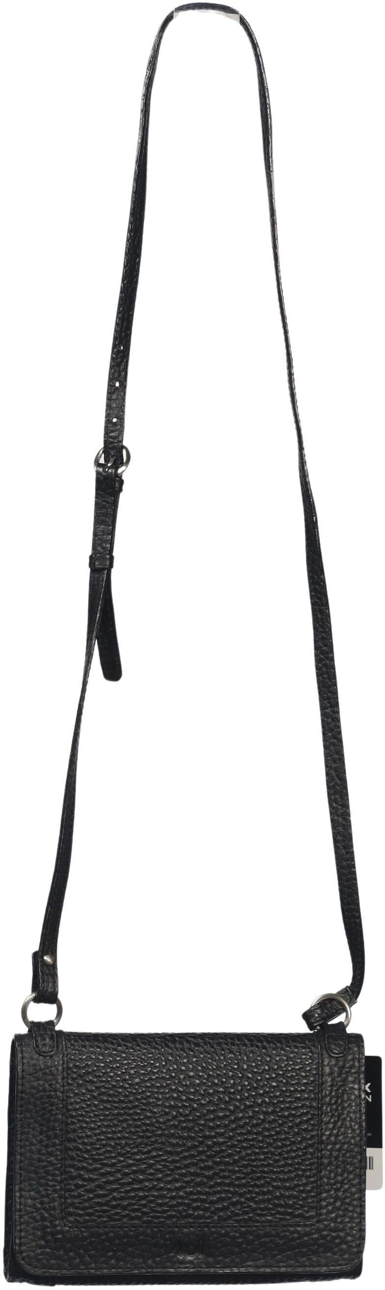 Voi Damen Handtasche klein Leder, Schwarz, Leder / kein / Etikett - Second Hand